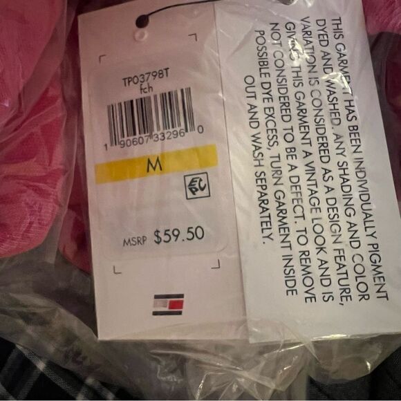 🆕 Tommy Hilfiger Sport Women’s Fuschia Sweatshirt size M - Picture 11 of 12